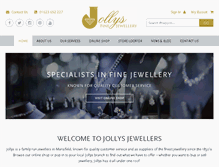 Tablet Screenshot of jollysjewellers.com